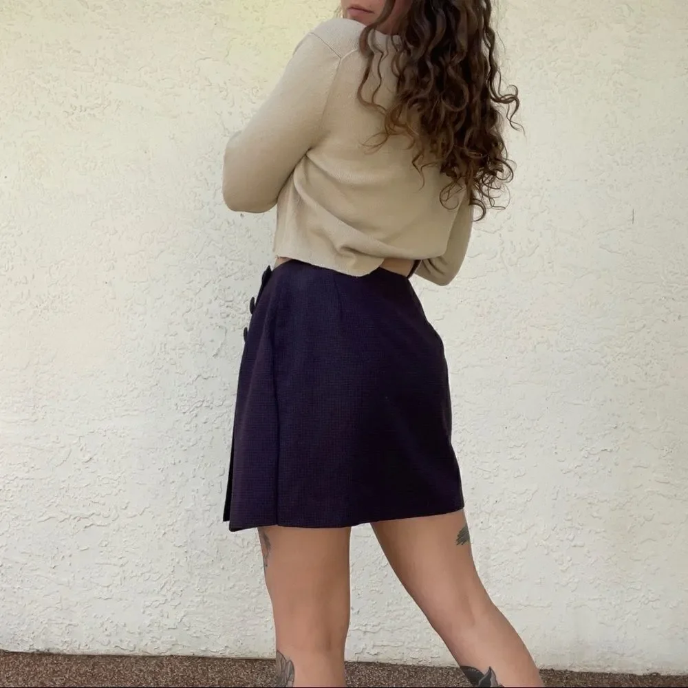 ✨ 90s Micro Plaid Mini Skirt ✨